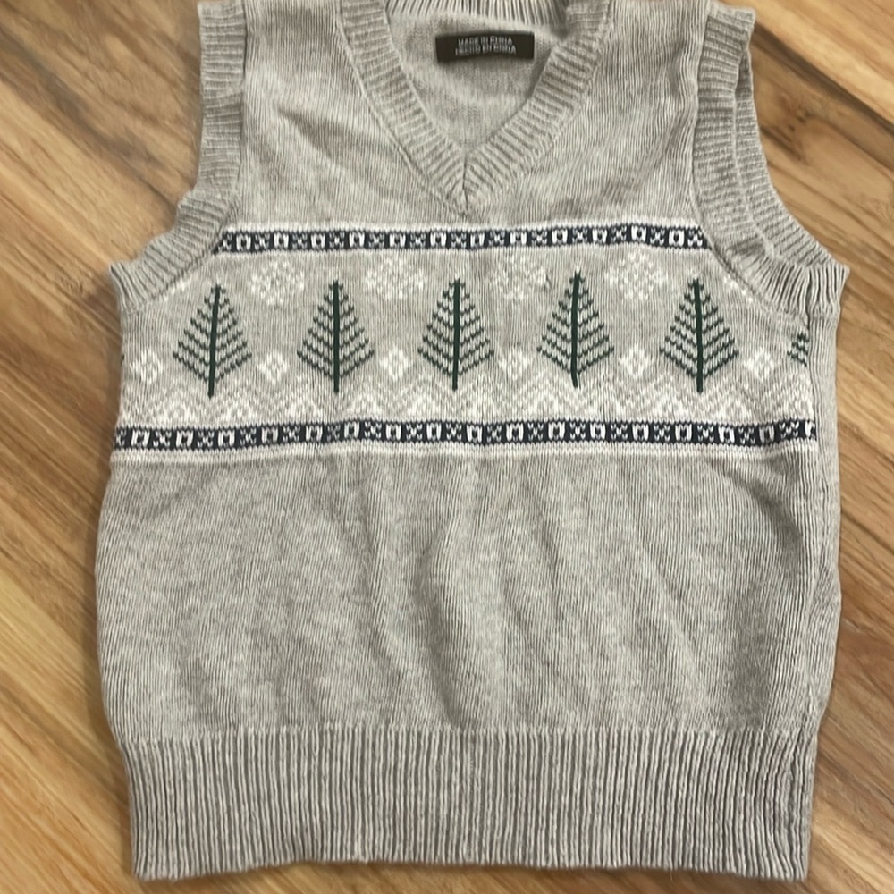 Christmas sweater vest 4T